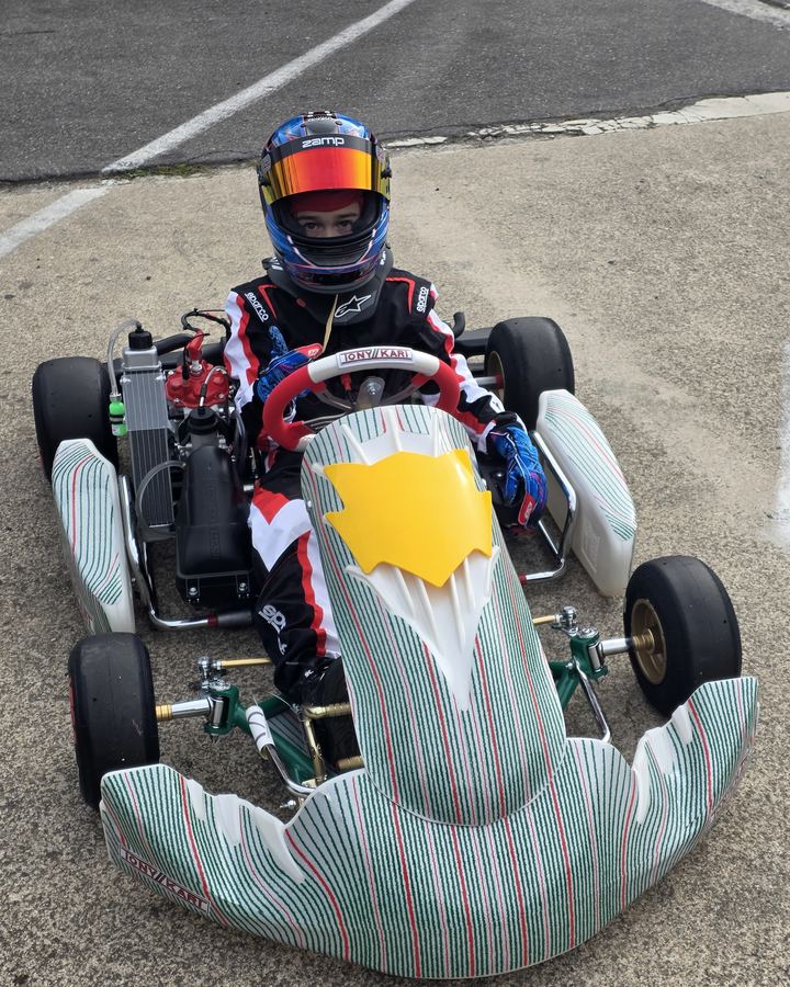 Maximilian Willamowski im Tony Kart