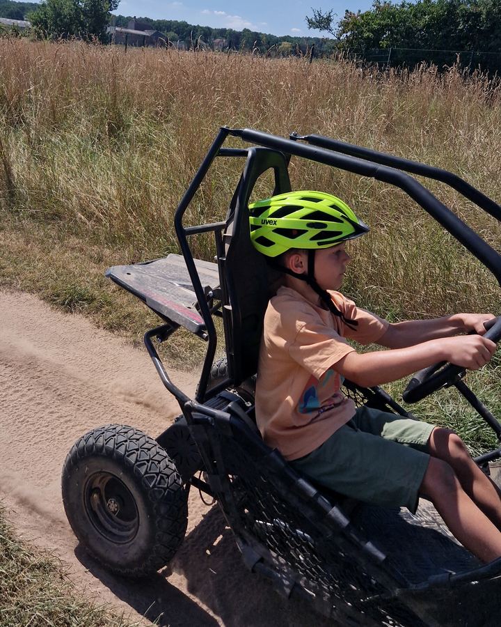 2022: erste Fahrten mit Motor im Buggy
