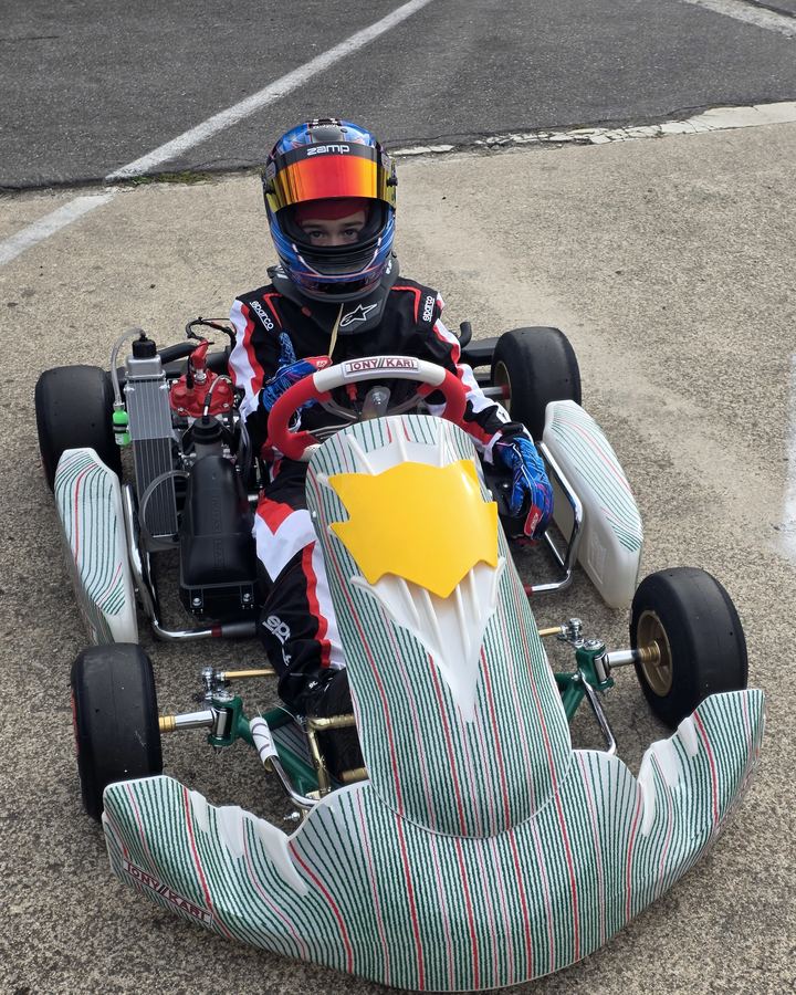 Im Tony Kart mit Rotax-Motor